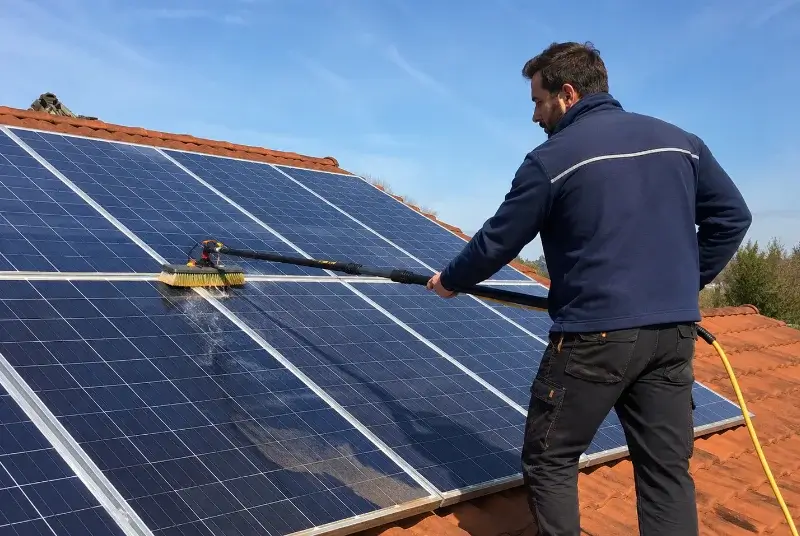 Nettoyage et entretien de panneaux solaires à Saint-Aignan